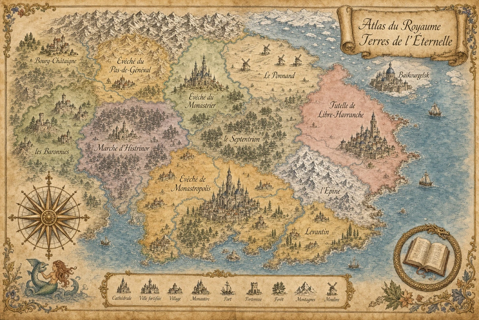 Atlas historique du Royaume des Terres de l’Éternelle